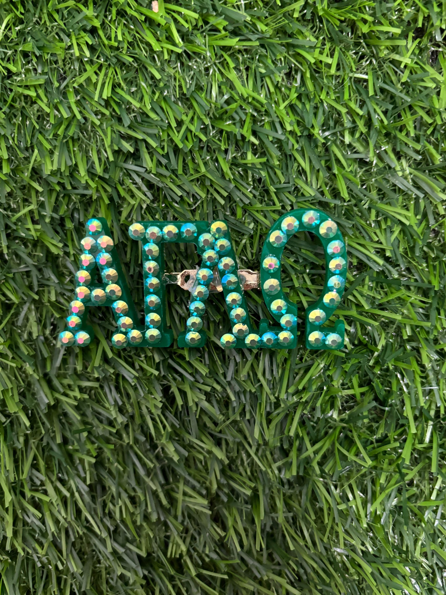 Green Acrylic Chapter Letter Pin