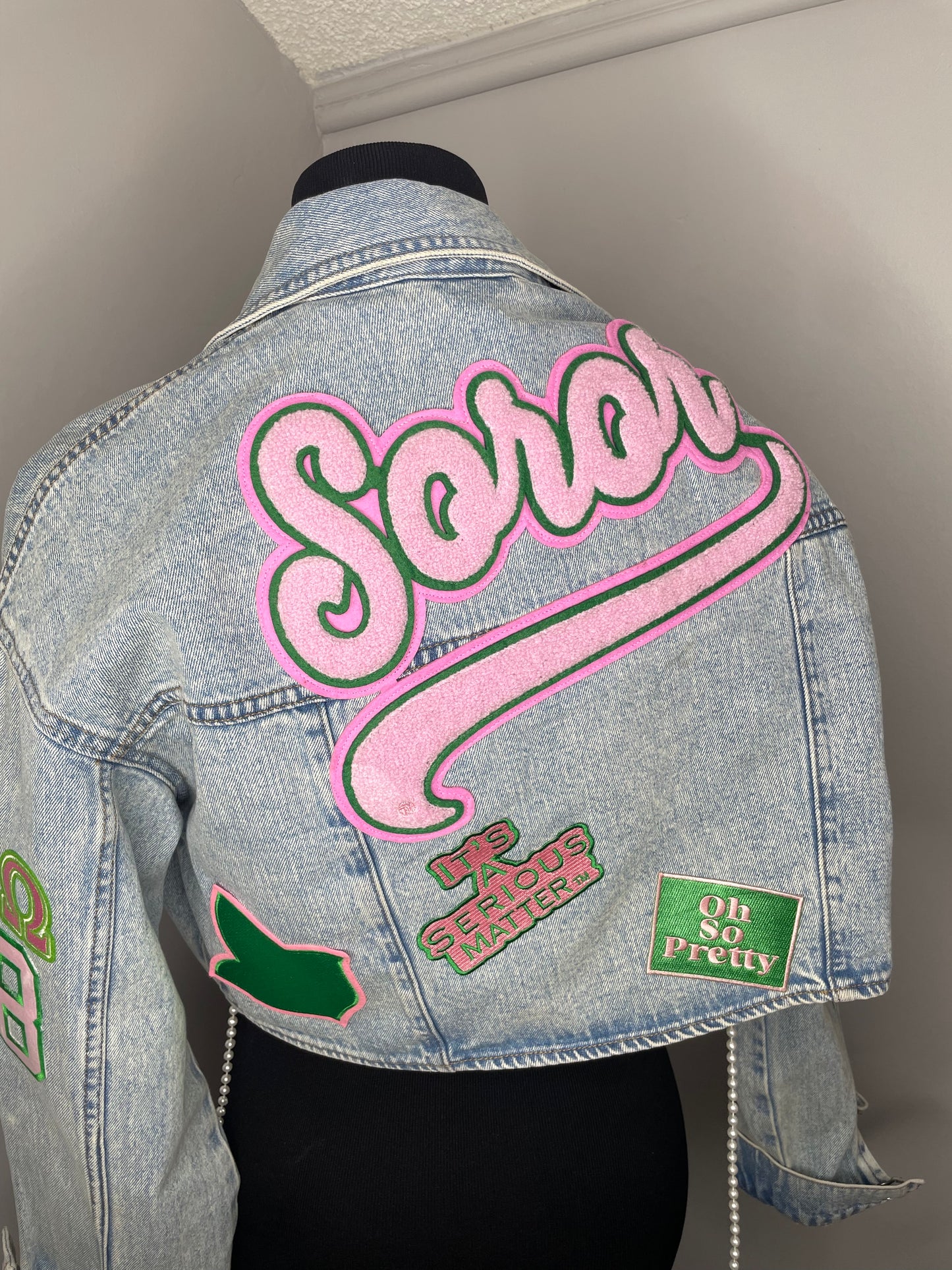 Custom Patch Denim Jacket