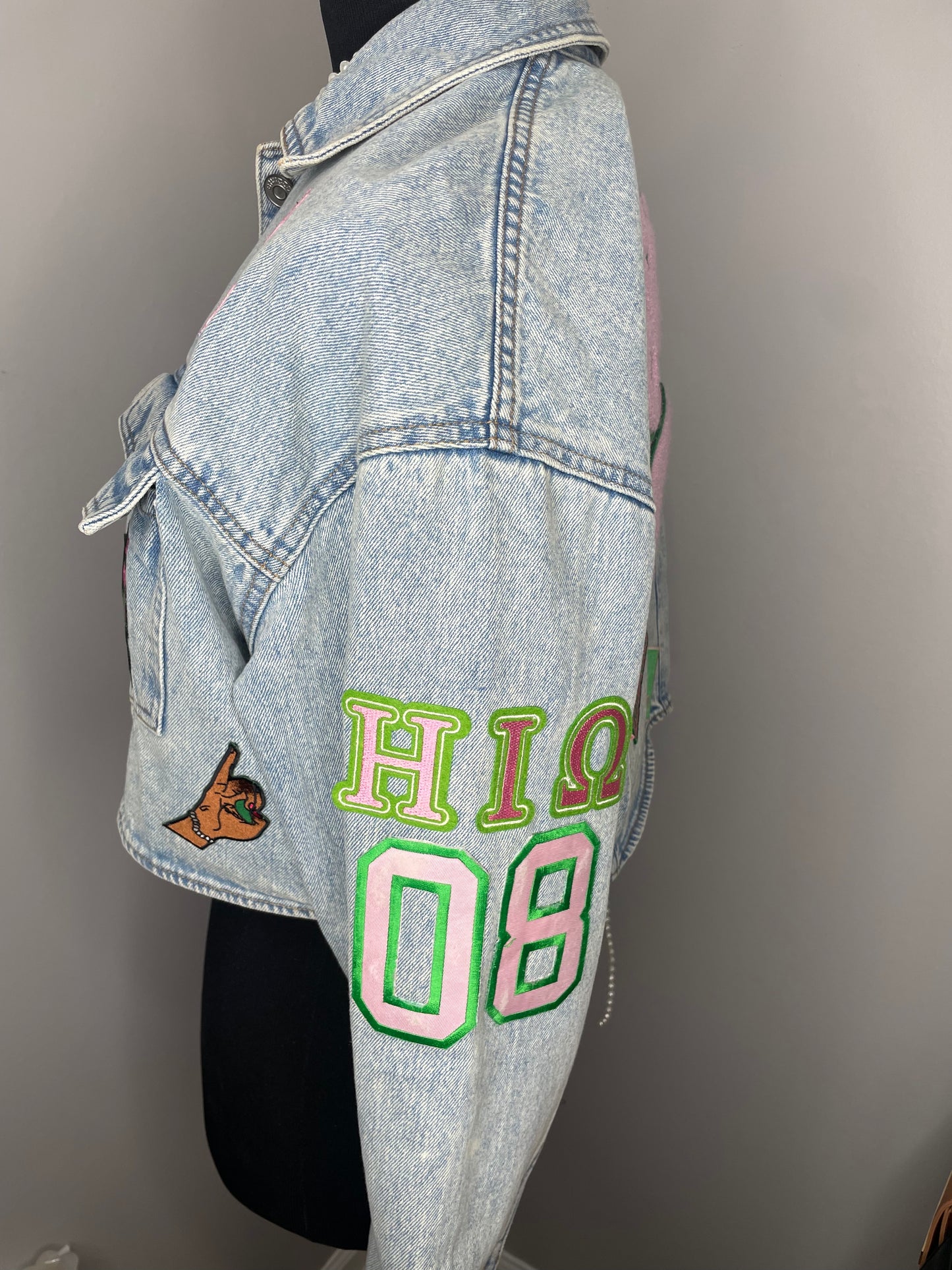 Custom Patch Denim Jacket