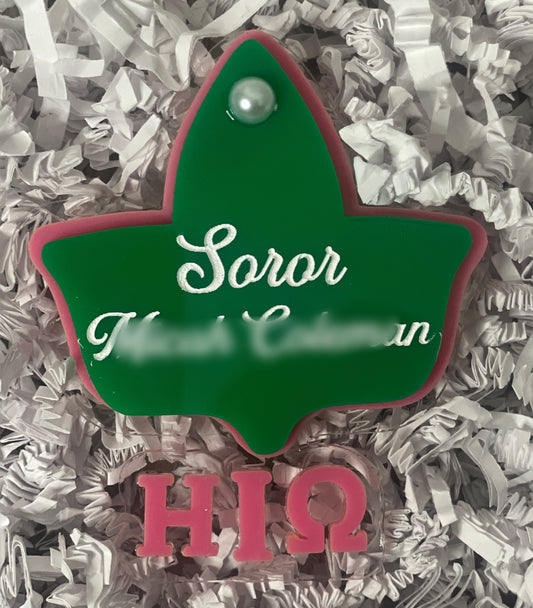 Custom Acrylic Ivy Chapter and Name Pin