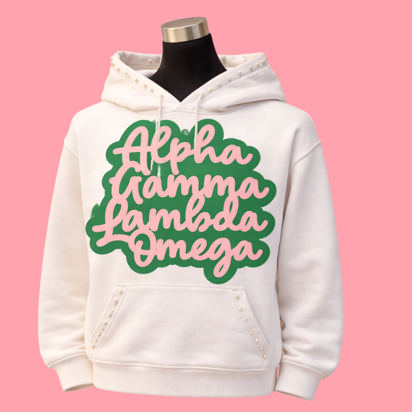 Pearl Trim Hoodie