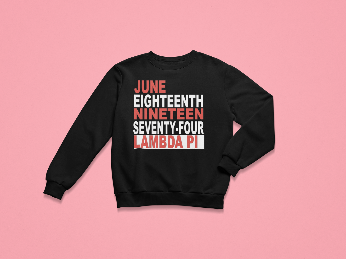 Red/White Custom Chapter Sweatshirt