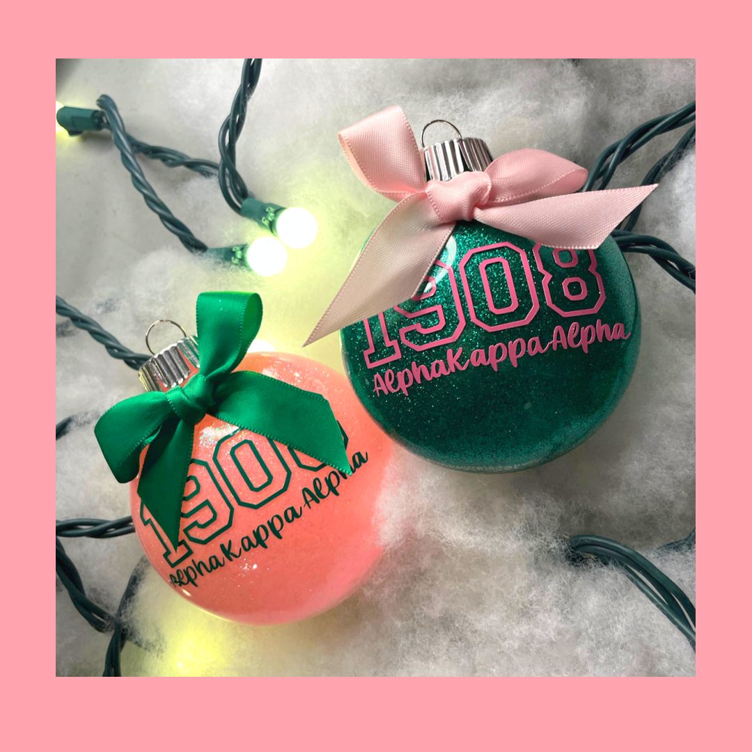 Custom Glitter 1908 Ornament