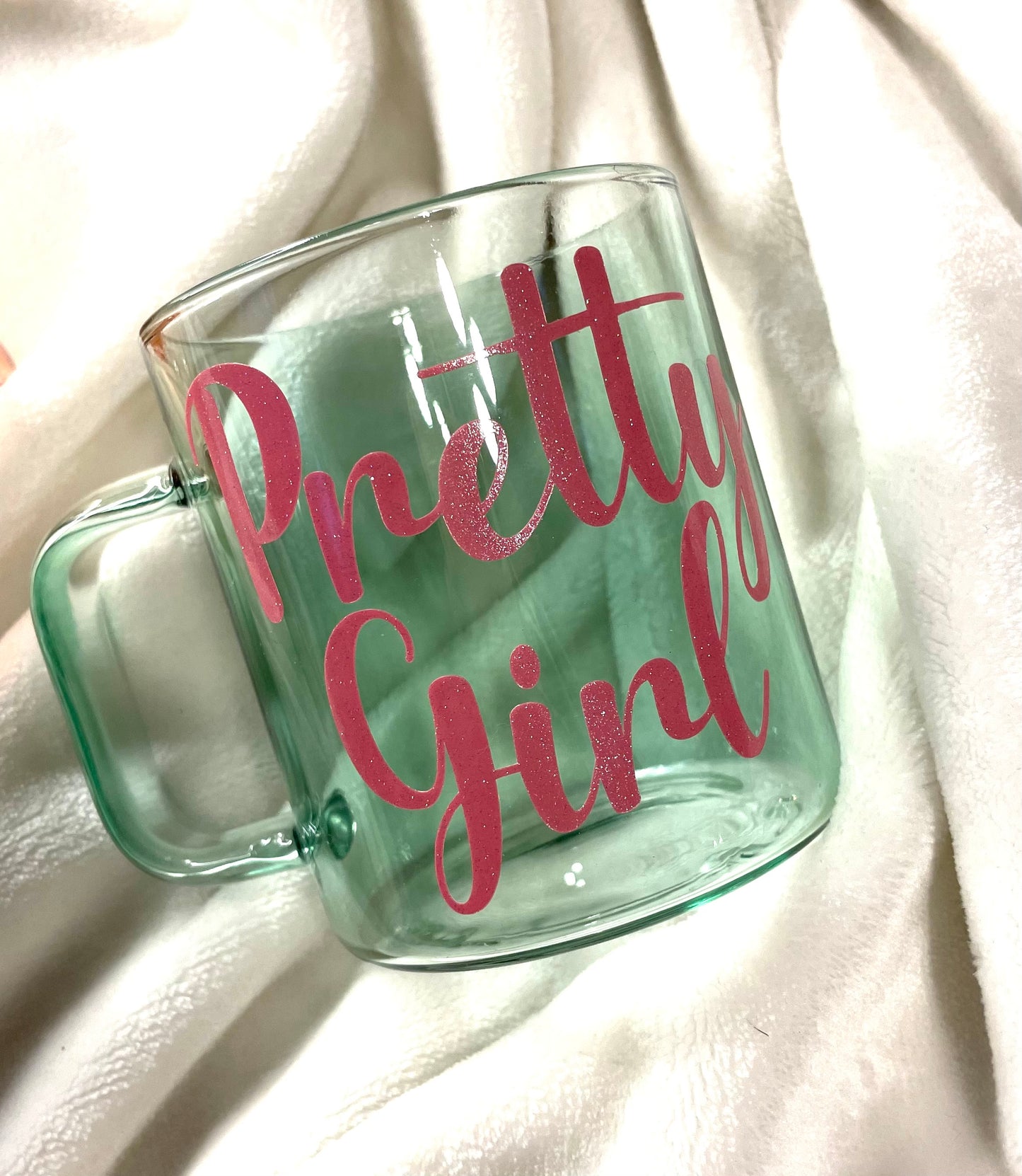 Pretty Girl Glass Mug