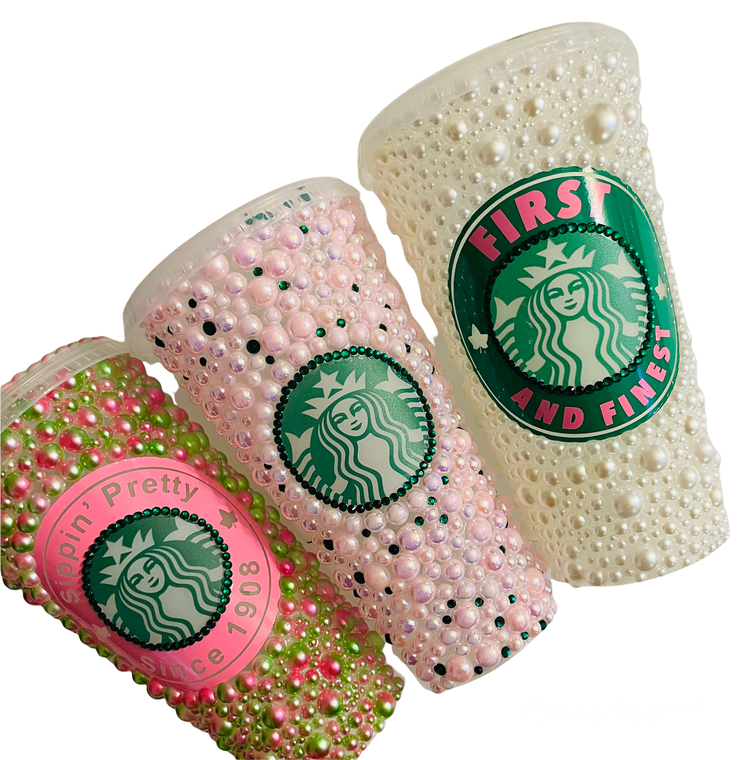 Pink Custom Starbucks Cold Cup