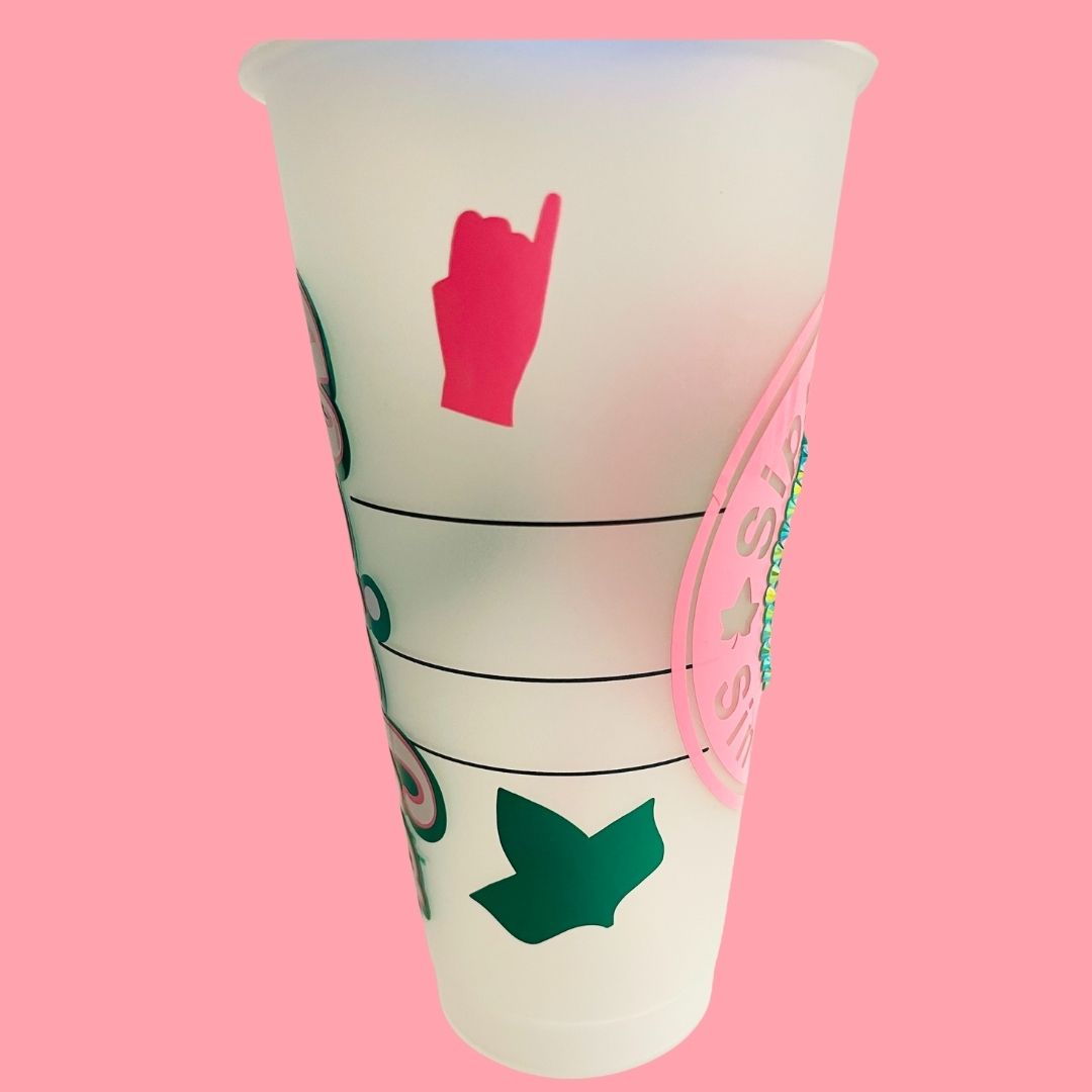 Sippin' Pretty Starbucks Cold Cup