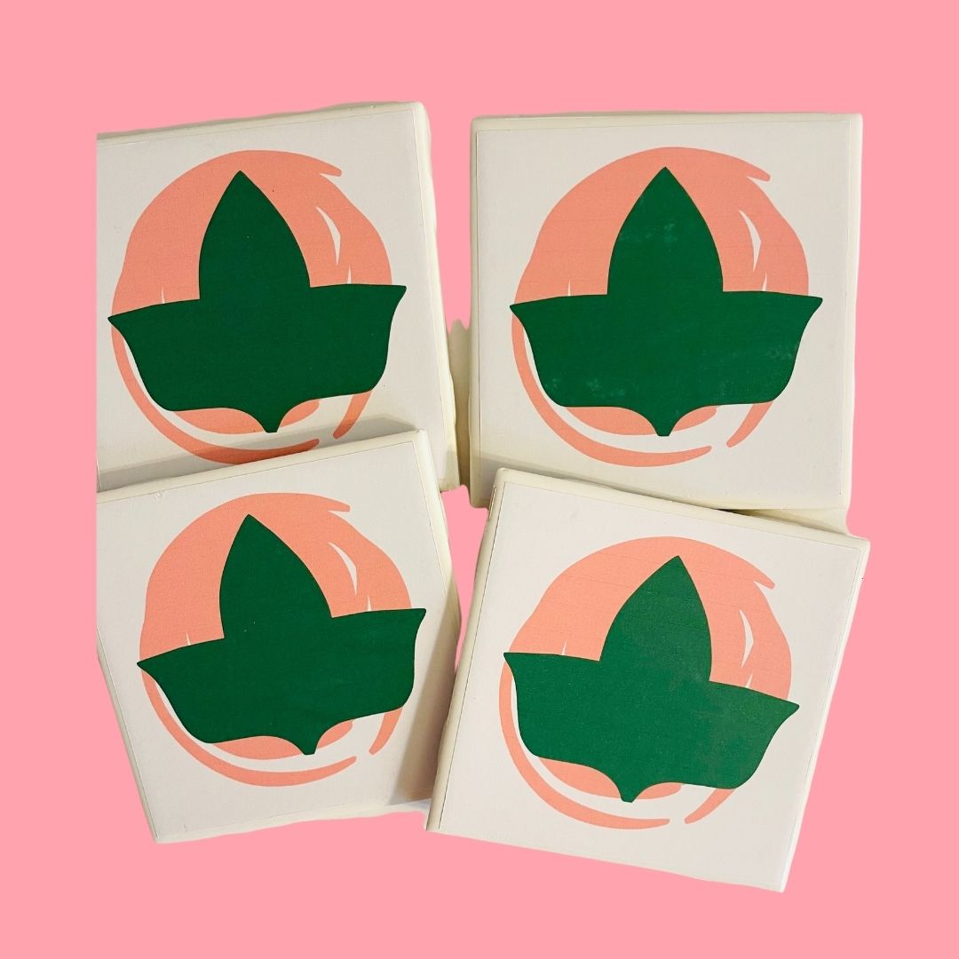 Abstract Ivy Coasters