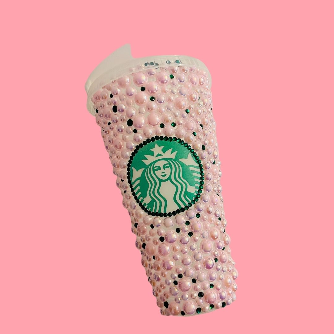 Pink Custom Starbucks Cold Cup